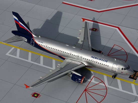 Aircraft Airbus A320-214 Aeroflot "2000s" Colors. "V Obruchev"